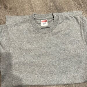 Supreme Heather Gray Crewneck Tee